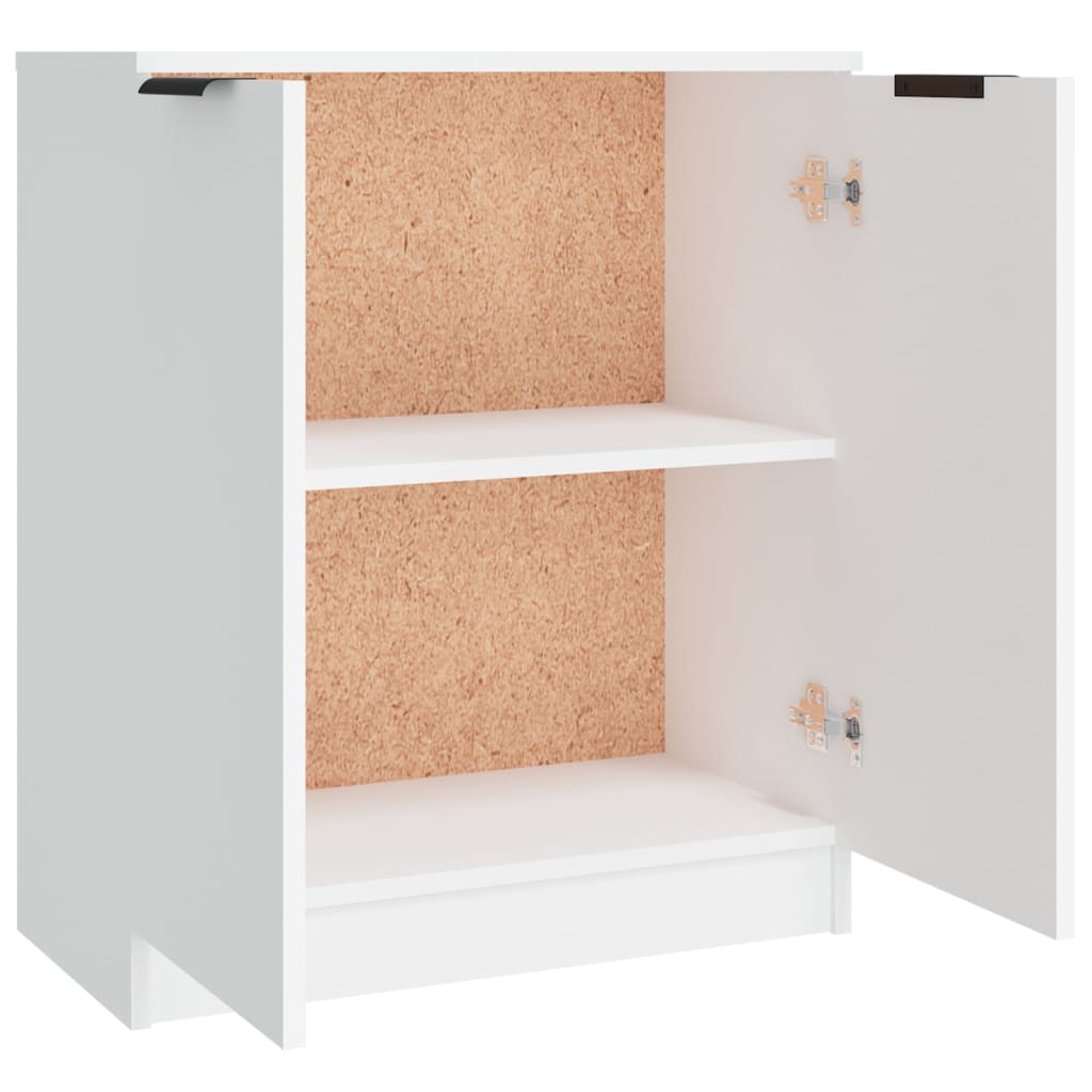 Dressoirs 3 st bewerkt hout wit is nu te koop bij PeponiXL, paradijselijk wonen!
