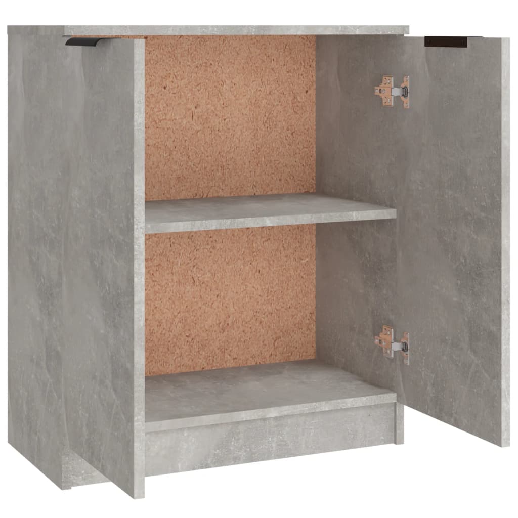 Dressoirs 3 st bewerkt hout betongrijs is nu te koop bij PeponiXL, paradijselijk wonen!