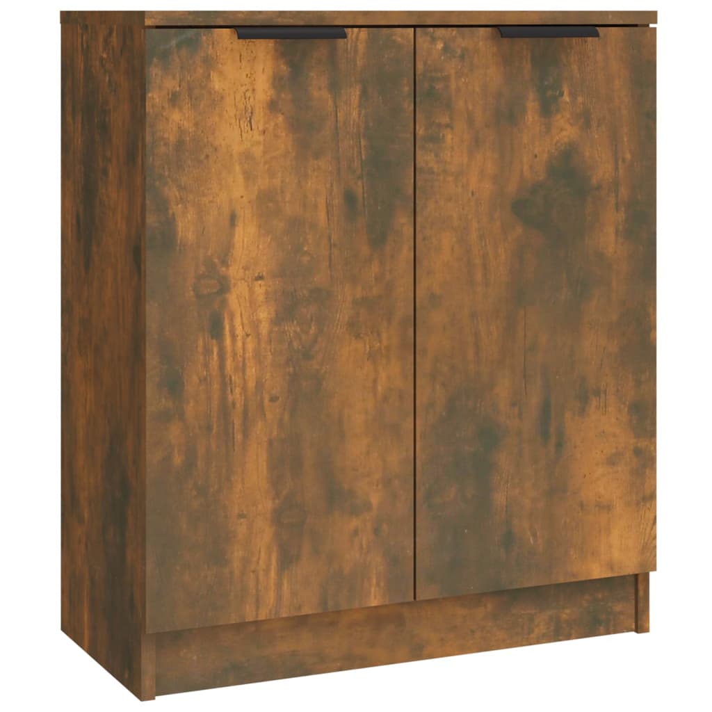 Dressoirs 3 st bewerkt hout gerookt eikenkleurig is nu te koop bij PeponiXL, paradijselijk wonen!