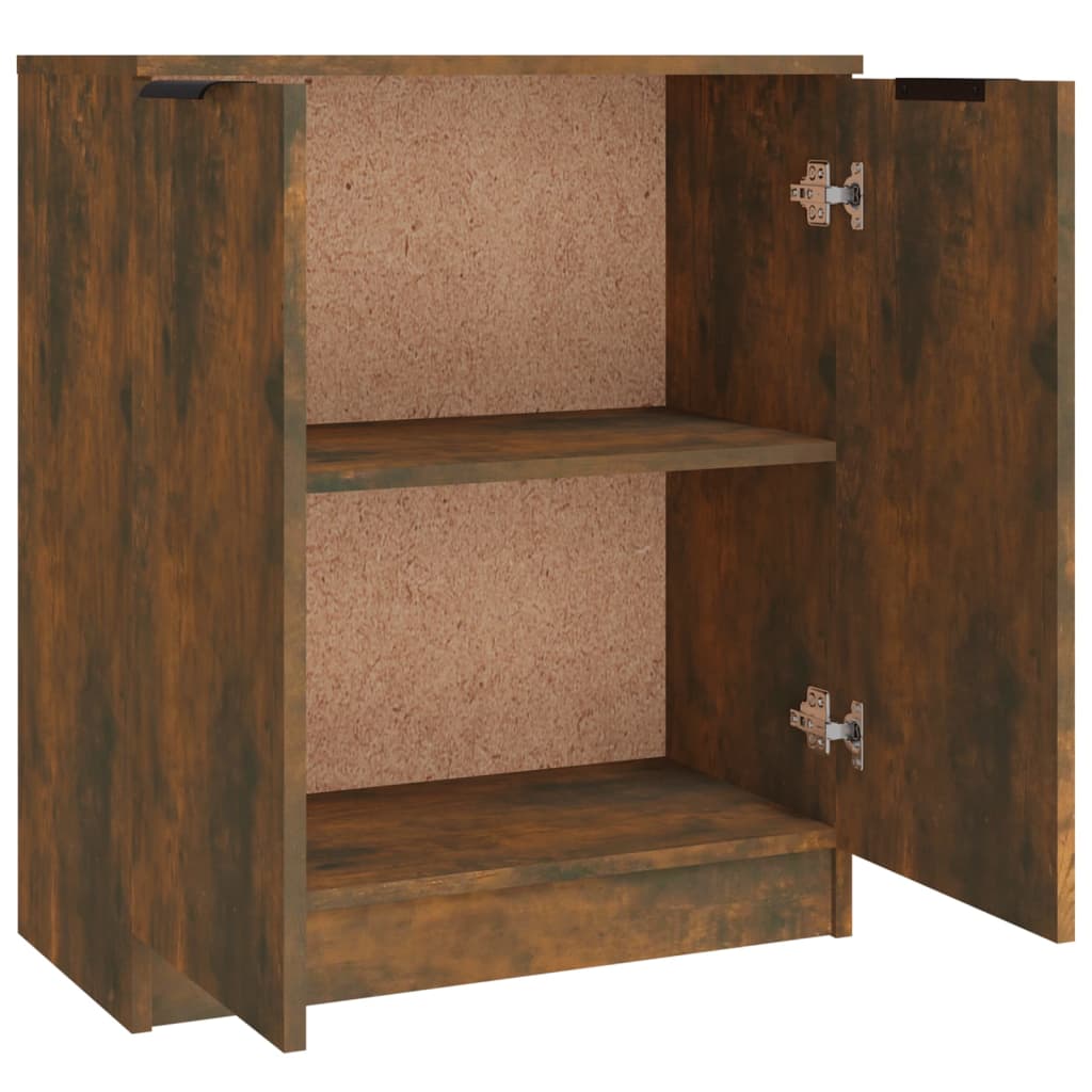 Dressoirs 3 st bewerkt hout gerookt eikenkleurig is nu te koop bij PeponiXL, paradijselijk wonen!