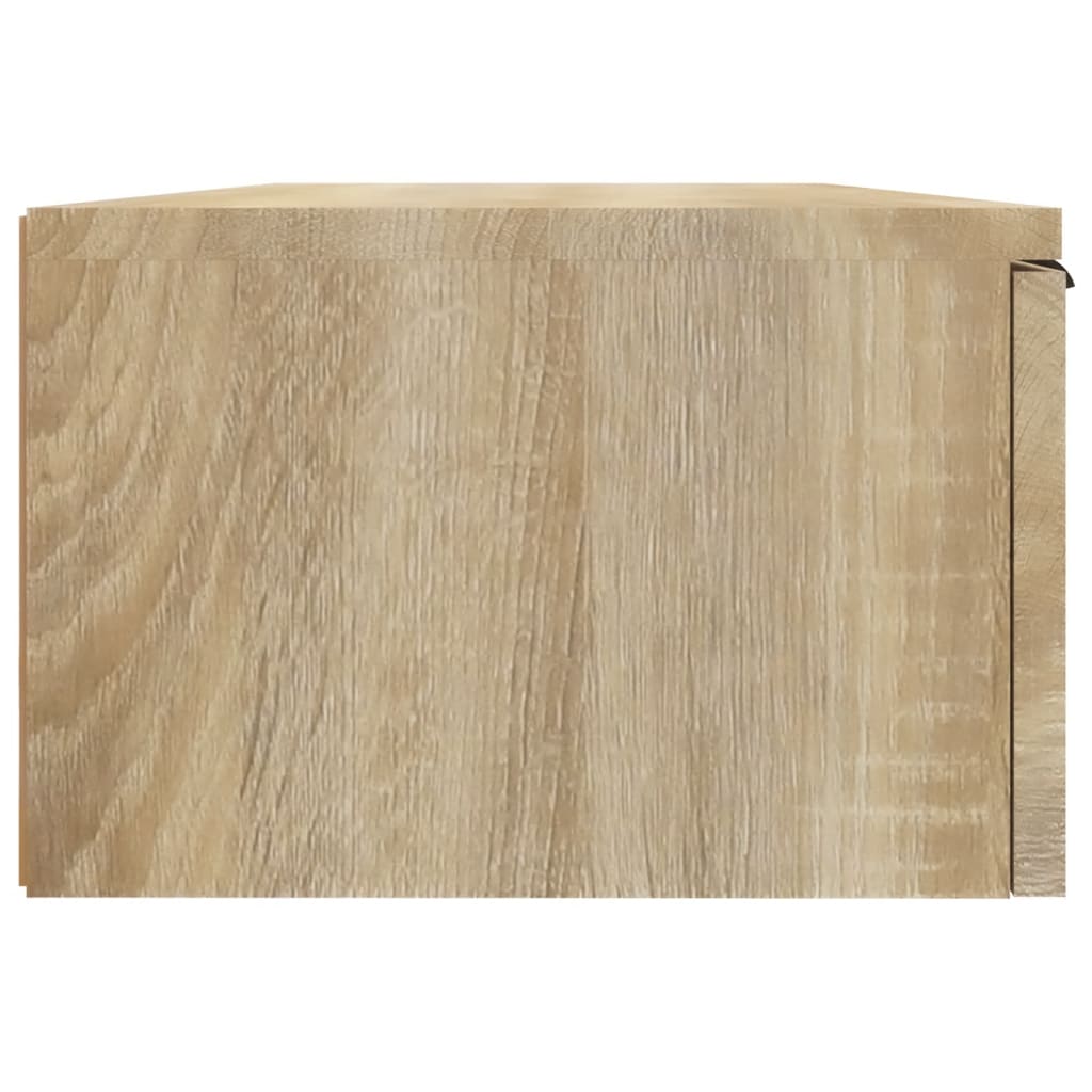 Wandkasten 2 st 68x30x20 cm bewerkt hout gerookt eiken is nu te koop bij PeponiXL, paradijselijk wonen!