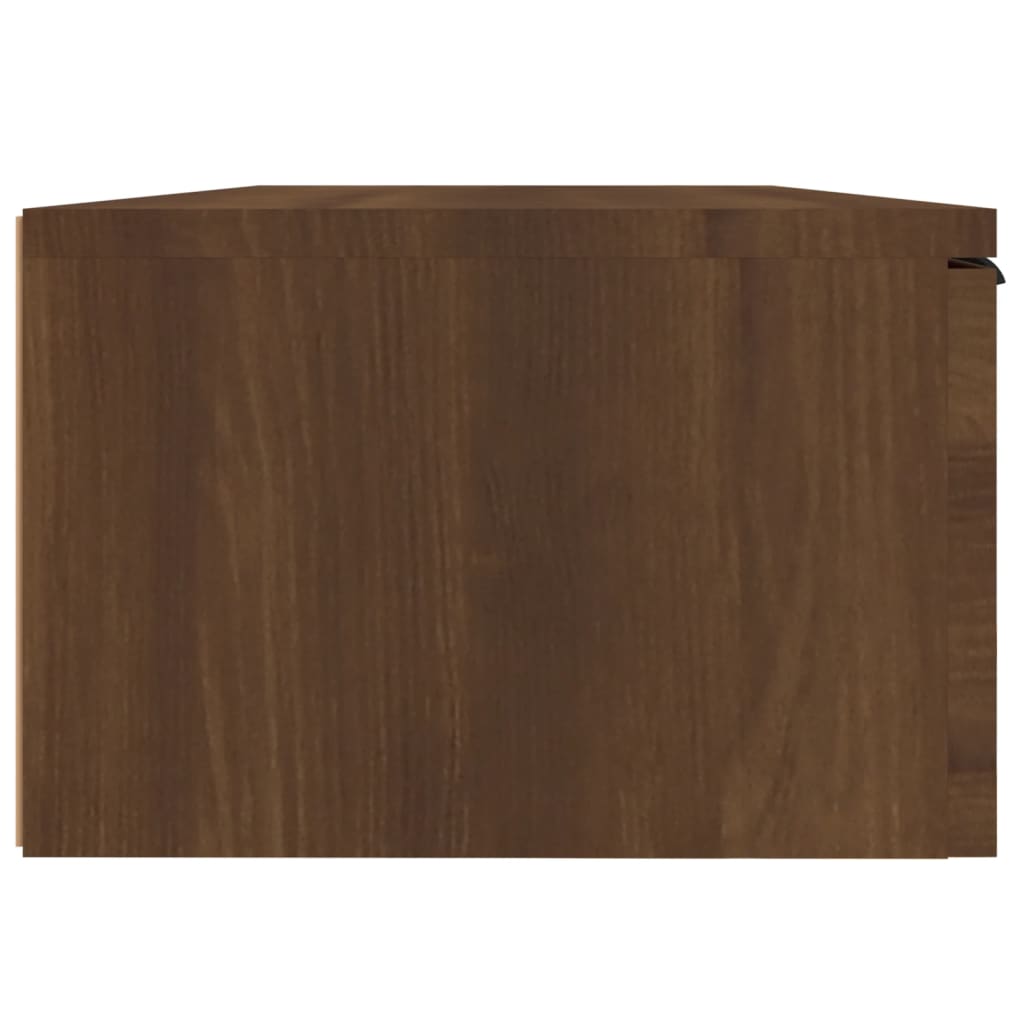 Wandkasten 2 st 68x30x20 cm bewerkt hout bruin eikenkleur is nu te koop bij PeponiXL, paradijselijk wonen!