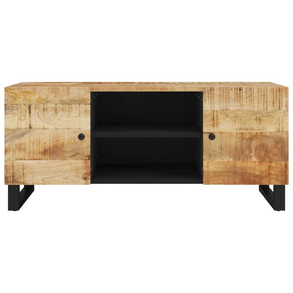 Tv-meubel 105x33x46cm massief mangohout is nu te koop bij PeponiXL, paradijselijk wonen!