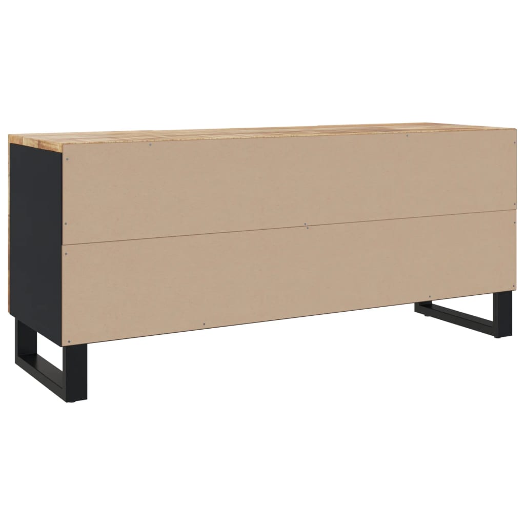 Tv-meubel 105x33x46cm massief mangohout is nu te koop bij PeponiXL, paradijselijk wonen!