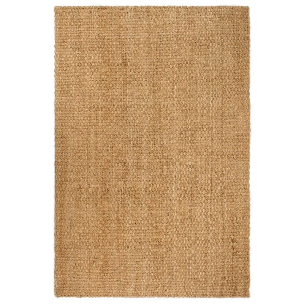Vloerkleed rechthoekig 200x300 cm jute naturel