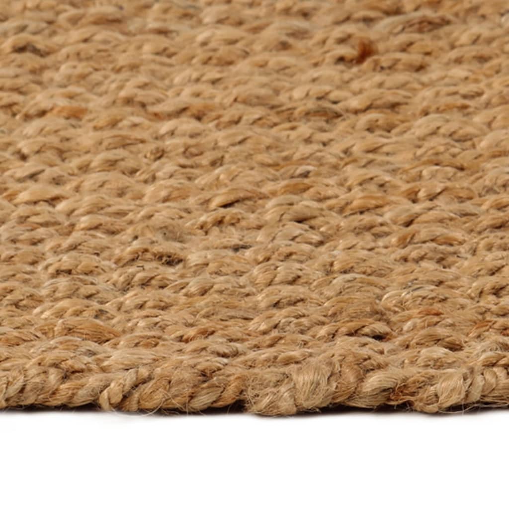 Vloerkleed rechthoekig 200x300 cm jute naturel