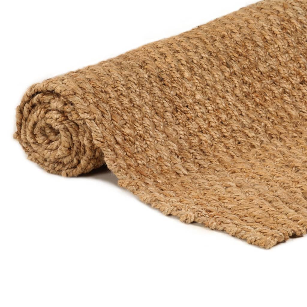 Vloerkleed rechthoekig 200x300 cm jute naturel