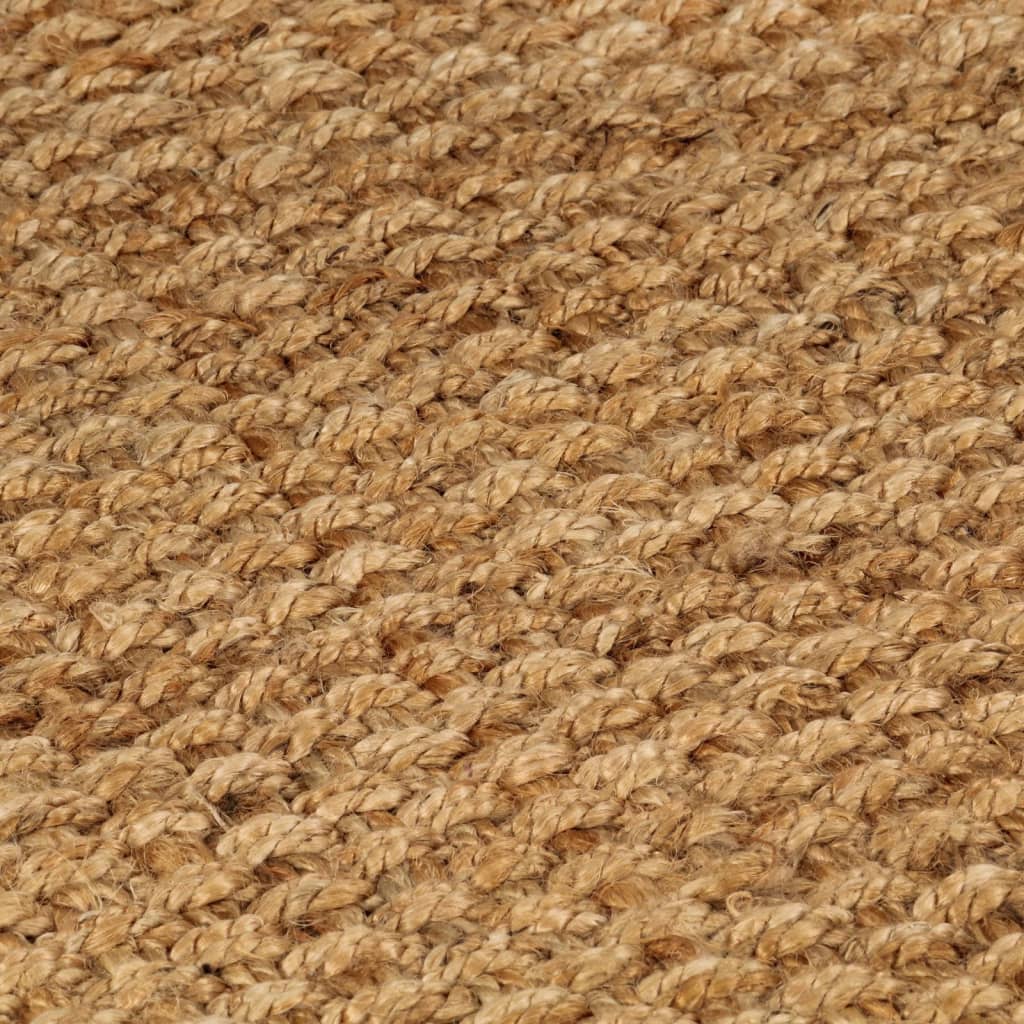 Vloerkleed rechthoekig 200x300 cm jute naturel