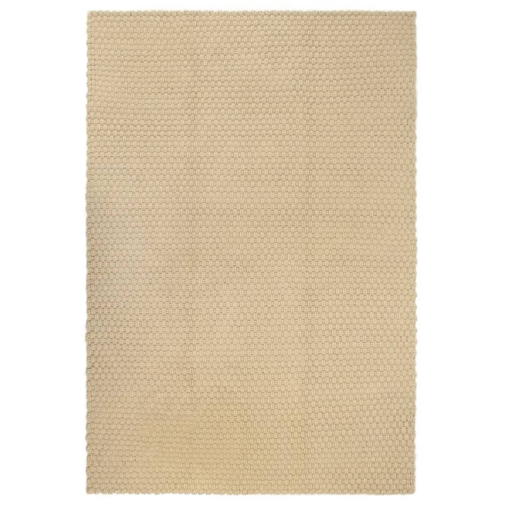 Vloerkleed rechthoekig 120x180 cm katoen naturel is nu te koop bij PeponiXL, paradijselijk wonen!