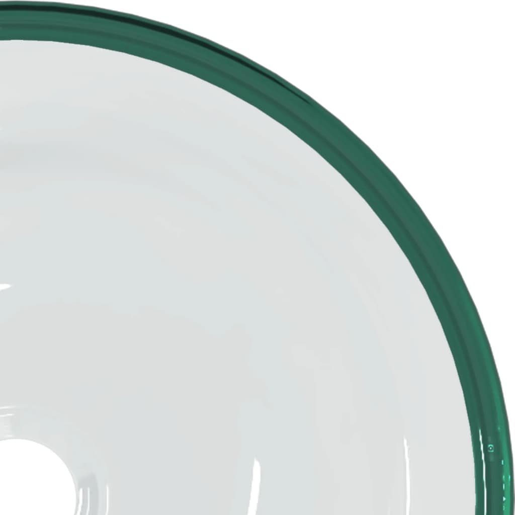Wasbak 35x12 cm gehard glas transparant is nu te koop bij PeponiXL, paradijselijk wonen!