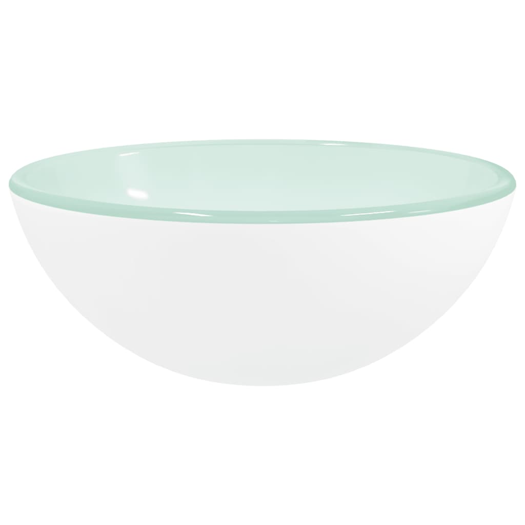 Wasbak 30x12 cm gehard glas wit is nu te koop bij PeponiXL, paradijselijk wonen!