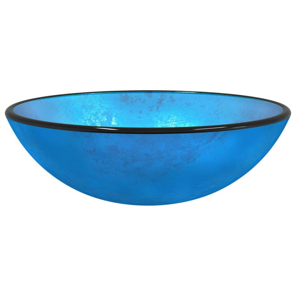 Wasbak 42x14 cm gehard glas blauw is nu te koop bij PeponiXL, paradijselijk wonen!