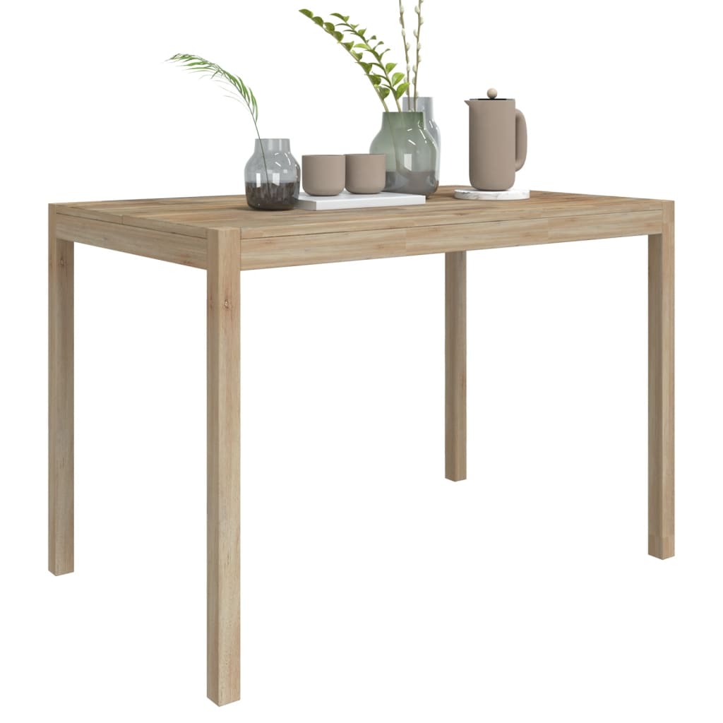 Eettafel 110x70x75 cm massief acaciahout is nu te koop bij PeponiXL, paradijselijk wonen!