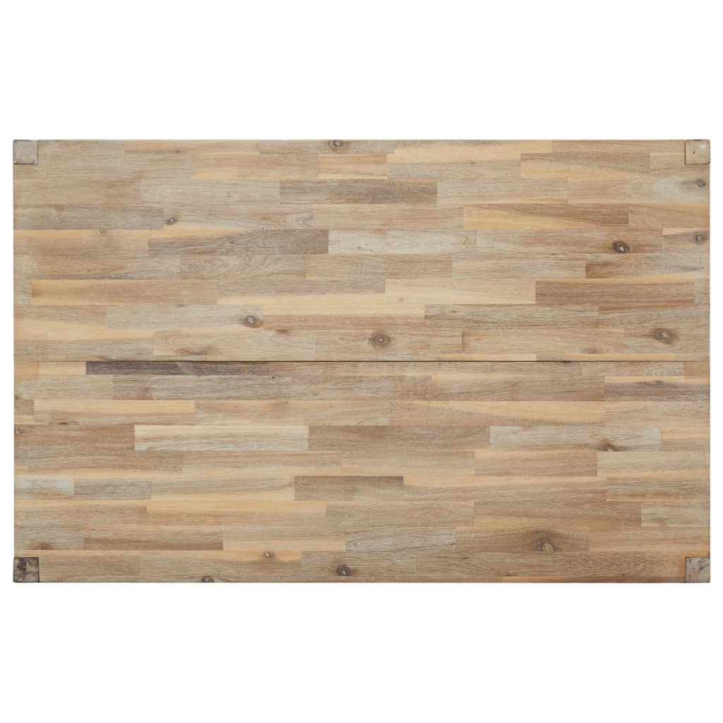 Eettafel 110x70x75 cm massief acaciahout is nu te koop bij PeponiXL, paradijselijk wonen!