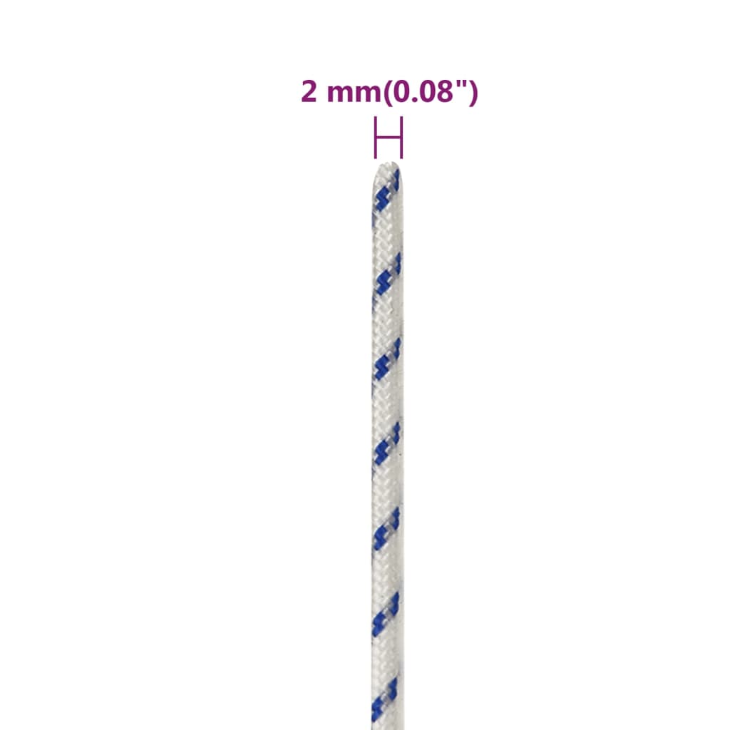Boottouw 2 mm 250 m polypropyleen wit is nu te koop bij PeponiXL, paradijselijk wonen!