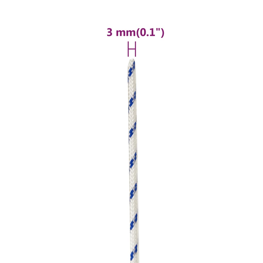 Boot touw 3 mm 25 m polypropyleen wit is nu te koop bij PeponiXL, paradijselijk wonen!