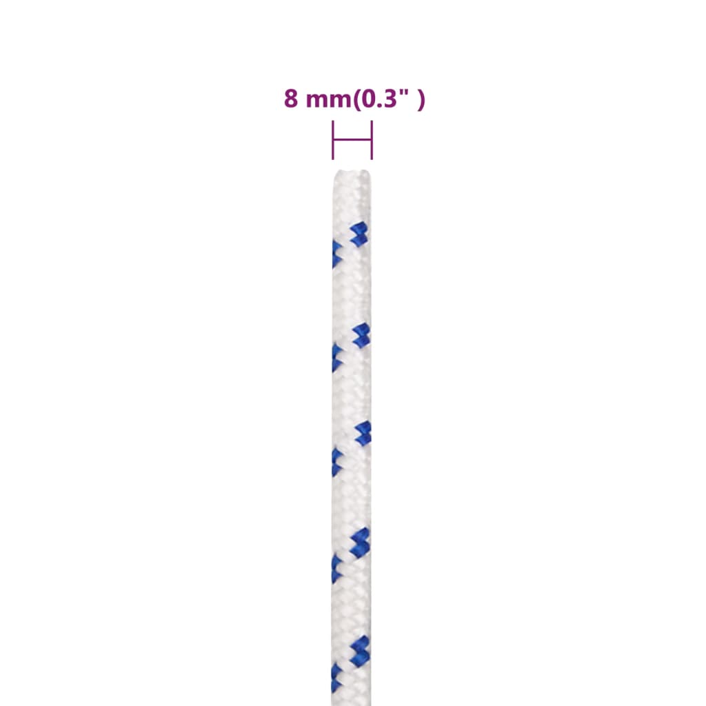 Boot touw 8 mm 50 m polypropyleen wit is nu te koop bij PeponiXL, paradijselijk wonen!