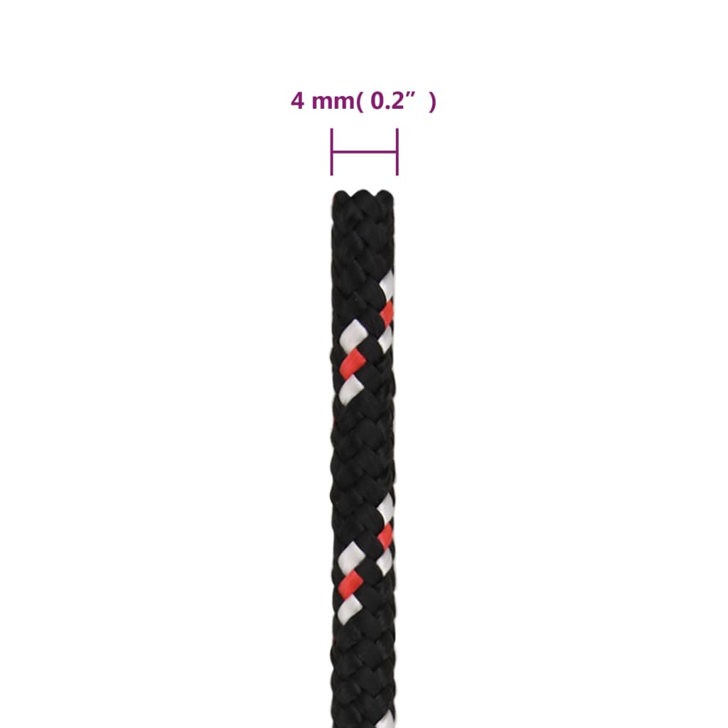 Boot touw 4 mm 25 m polypropyleen zwart is nu te koop bij PeponiXL, paradijselijk wonen!