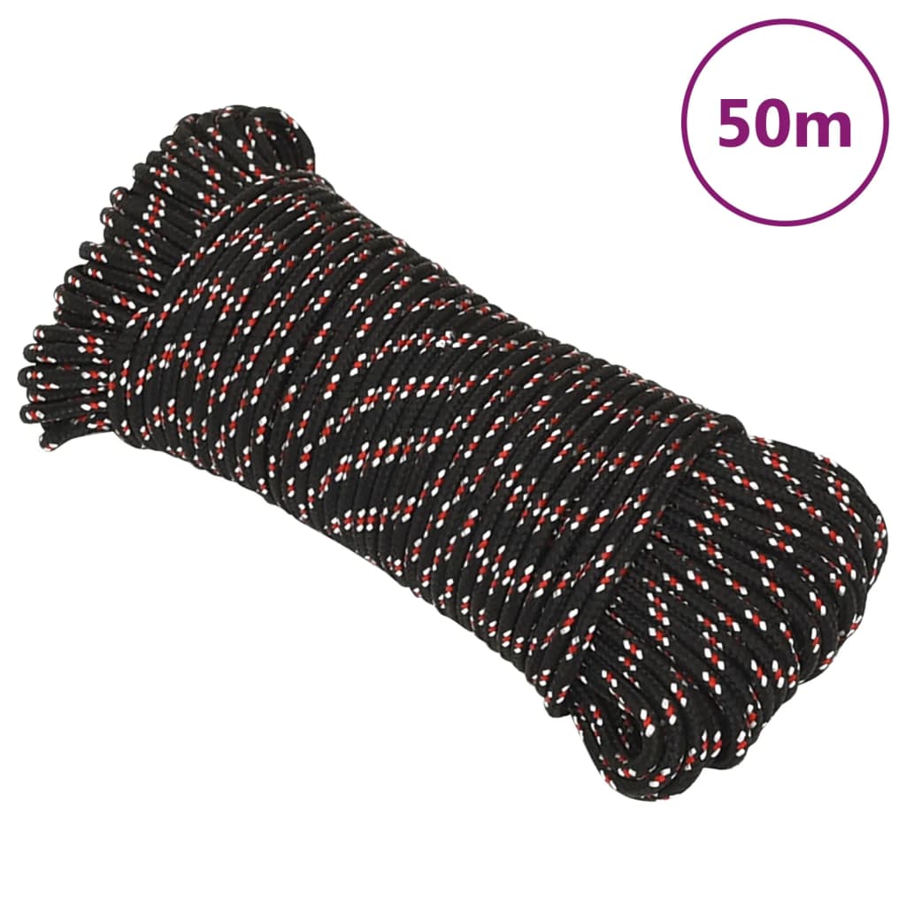 Boot touw 4 mm 50 m polypropyleen zwart is nu te koop bij PeponiXL, paradijselijk wonen!