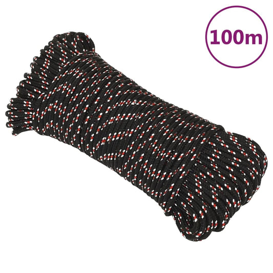 Boot touw 5 mm 100 m polypropyleen zwart is nu te koop bij PeponiXL, paradijselijk wonen!
