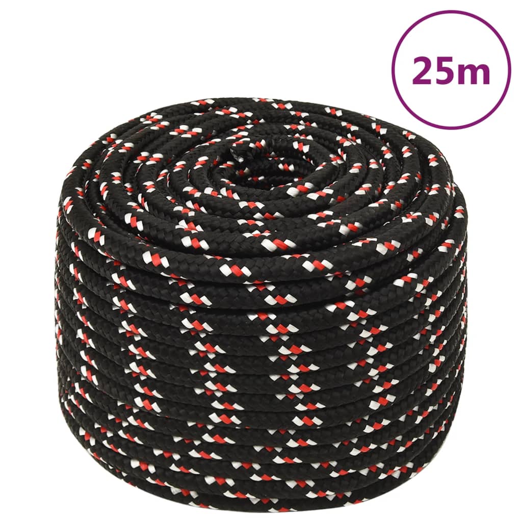 Boot touw 14 mm 25 m polypropyleen zwart is nu te koop bij PeponiXL, paradijselijk wonen!