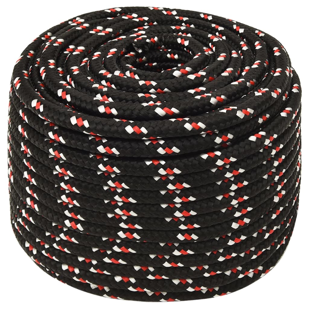 Boot touw 14 mm 25 m polypropyleen zwart is nu te koop bij PeponiXL, paradijselijk wonen!