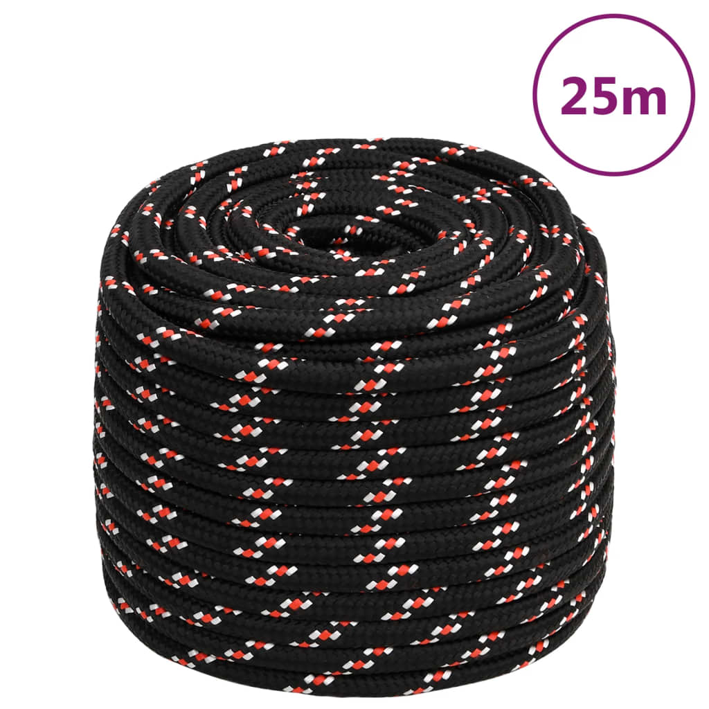 Boot touw 18 mm 25 m polypropyleen zwart is nu te koop bij PeponiXL, paradijselijk wonen!