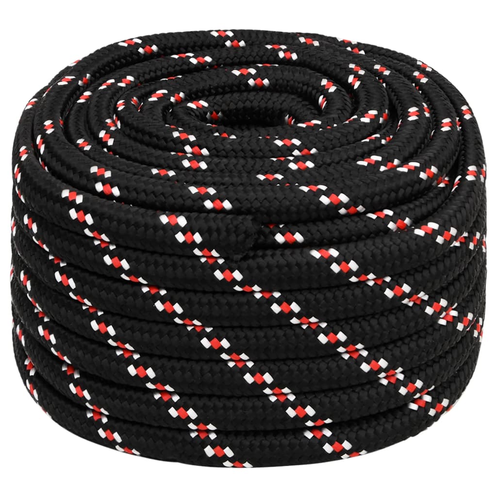 Boottouw 20 mm 50 m polypropyleen zwart is nu te koop bij PeponiXL, paradijselijk wonen!