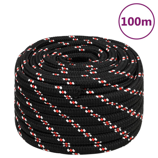 Boottouw 20 mm 100 m polypropyleen zwart is nu te koop bij PeponiXL, paradijselijk wonen!