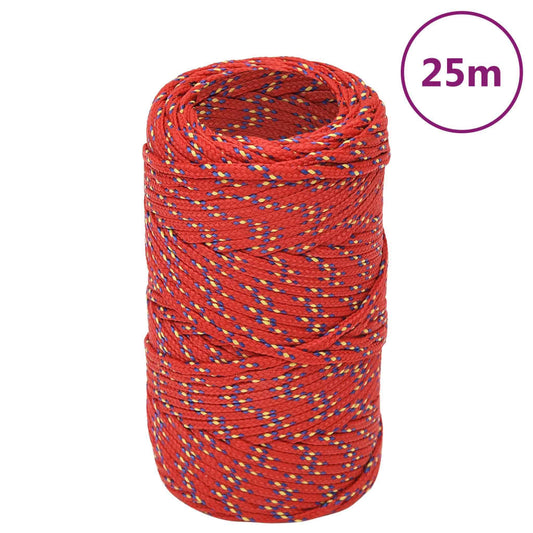 Boottouw 2 mm 25 m polypropyleen rood is nu te koop bij PeponiXL, paradijselijk wonen!