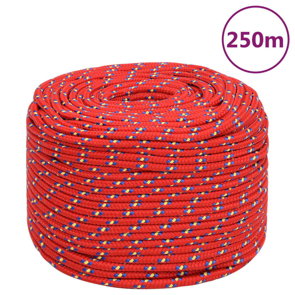 Boottouw 6 mm 250 m polypropyleen rood is nu te koop bij PeponiXL, paradijselijk wonen!