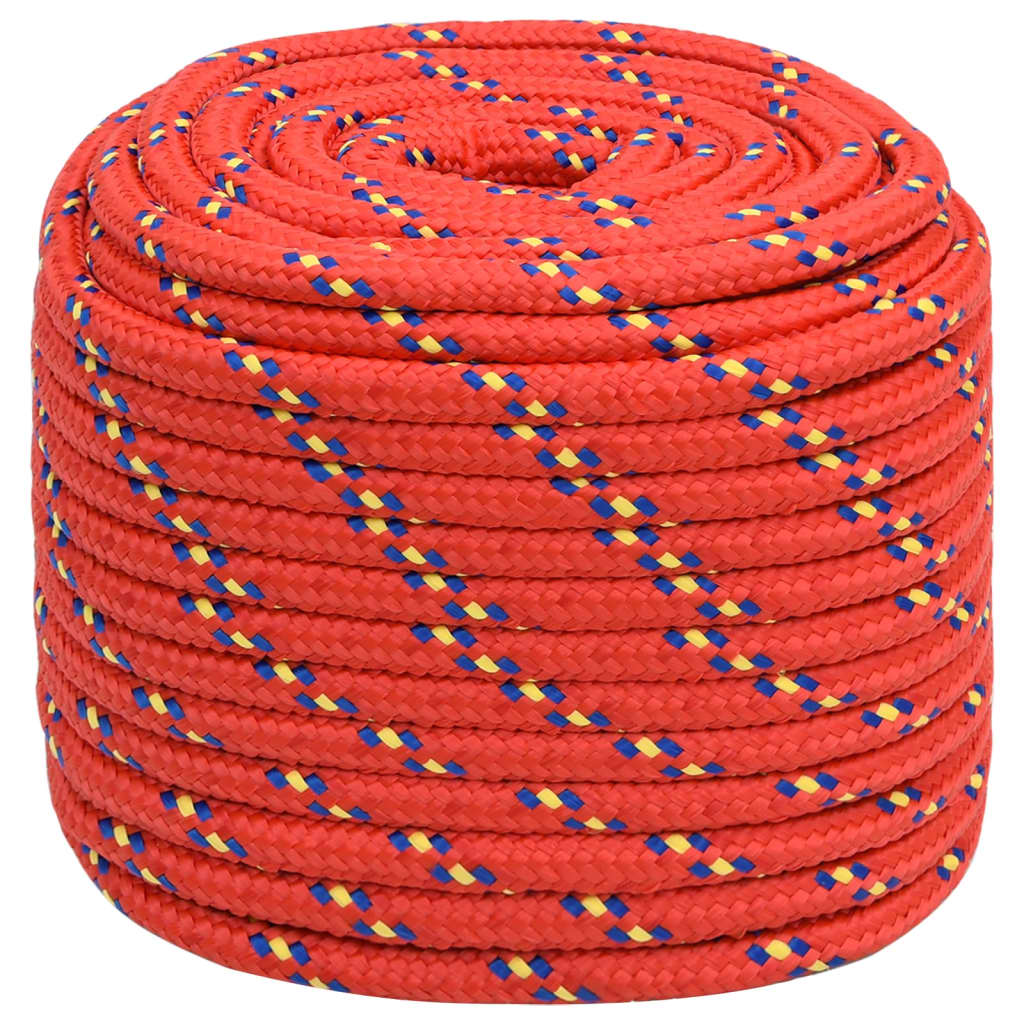 Boottouw 16 mm 25 m polypropyleen rood is nu te koop bij PeponiXL, paradijselijk wonen!