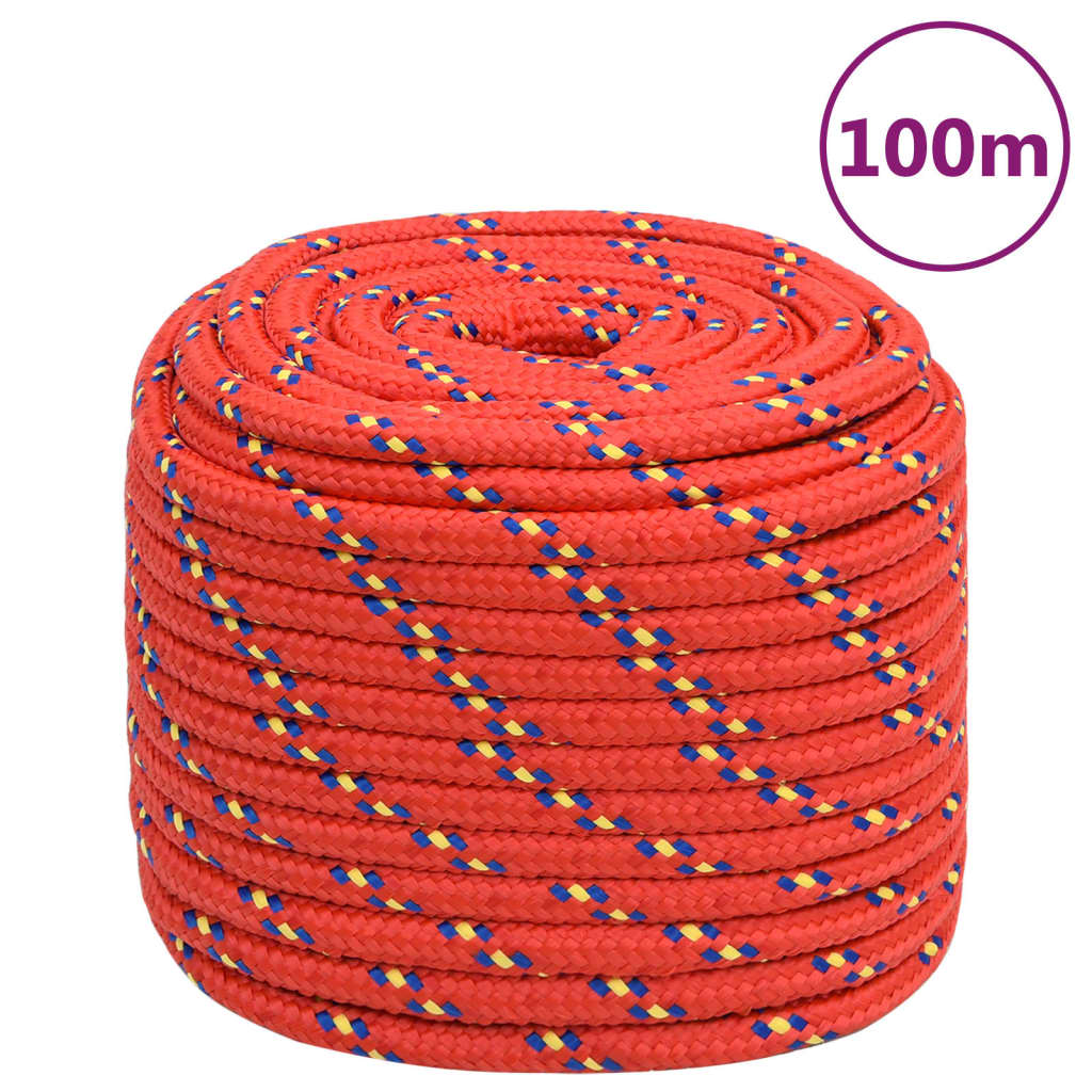 Boottouw 18 mm 100 m polypropyleen rood is nu te koop bij PeponiXL, paradijselijk wonen!