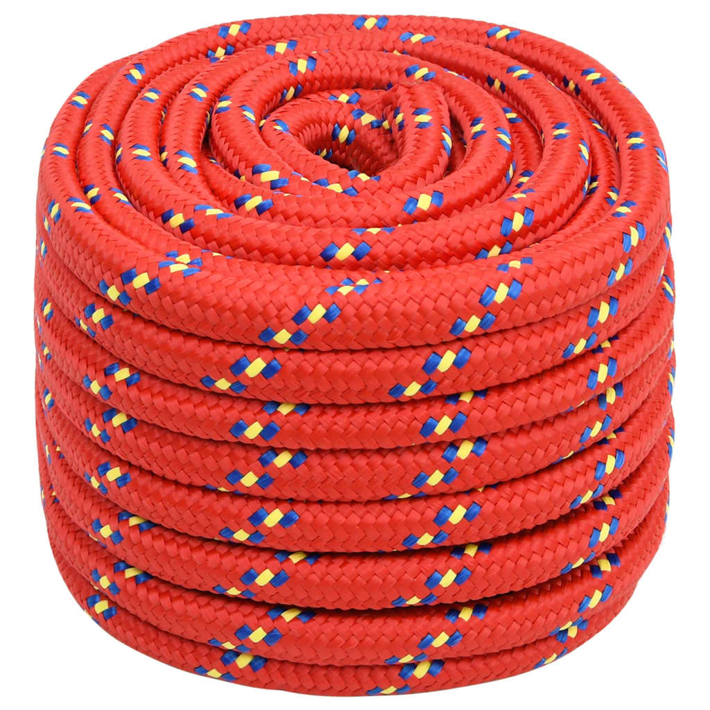 Boottouw 20 mm 50 m polypropyleen rood is nu te koop bij PeponiXL, paradijselijk wonen!