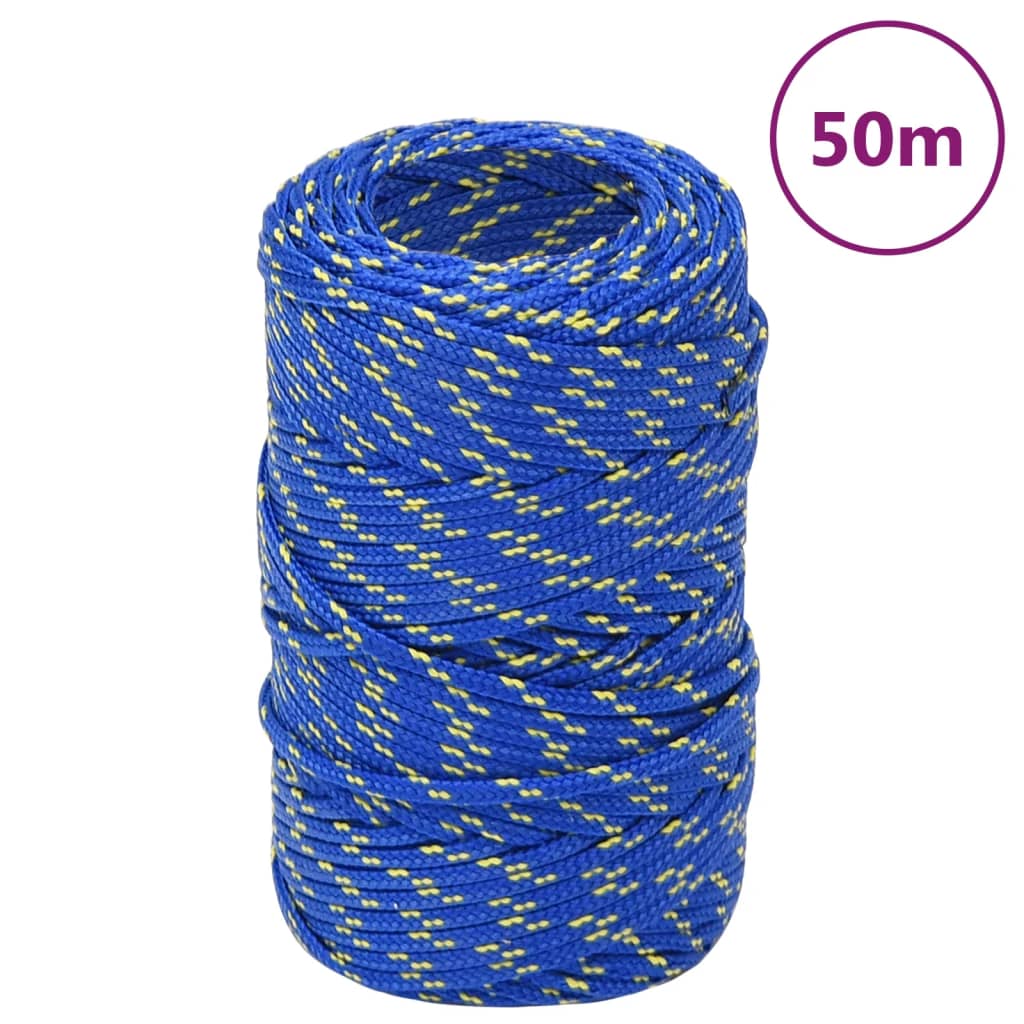 Boottouw 2 mm 50 m polypropyleen blauw is nu te koop bij PeponiXL, paradijselijk wonen!