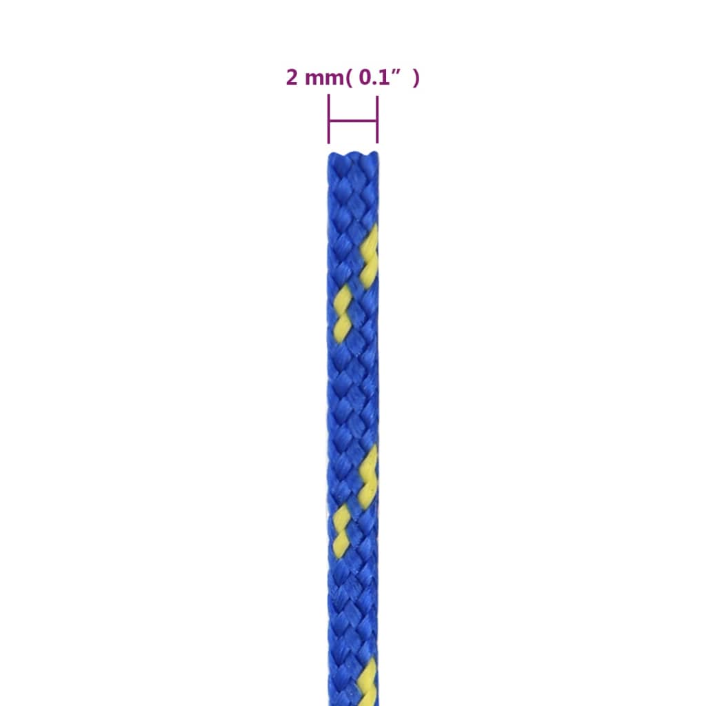 Boottouw 2 mm 100 m polypropyleen blauw is nu te koop bij PeponiXL, paradijselijk wonen!