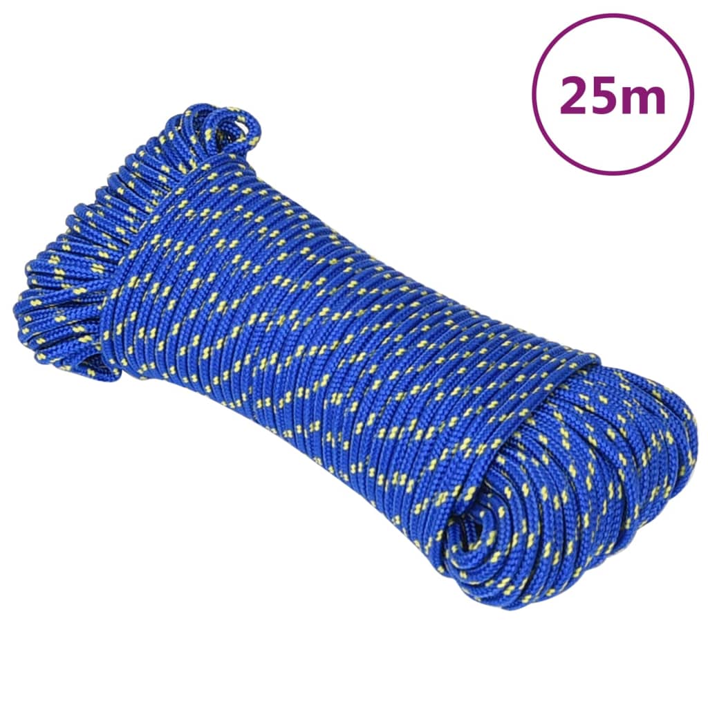 Boottouw 4 mm 25 m polypropyleen blauw is nu te koop bij PeponiXL, paradijselijk wonen!