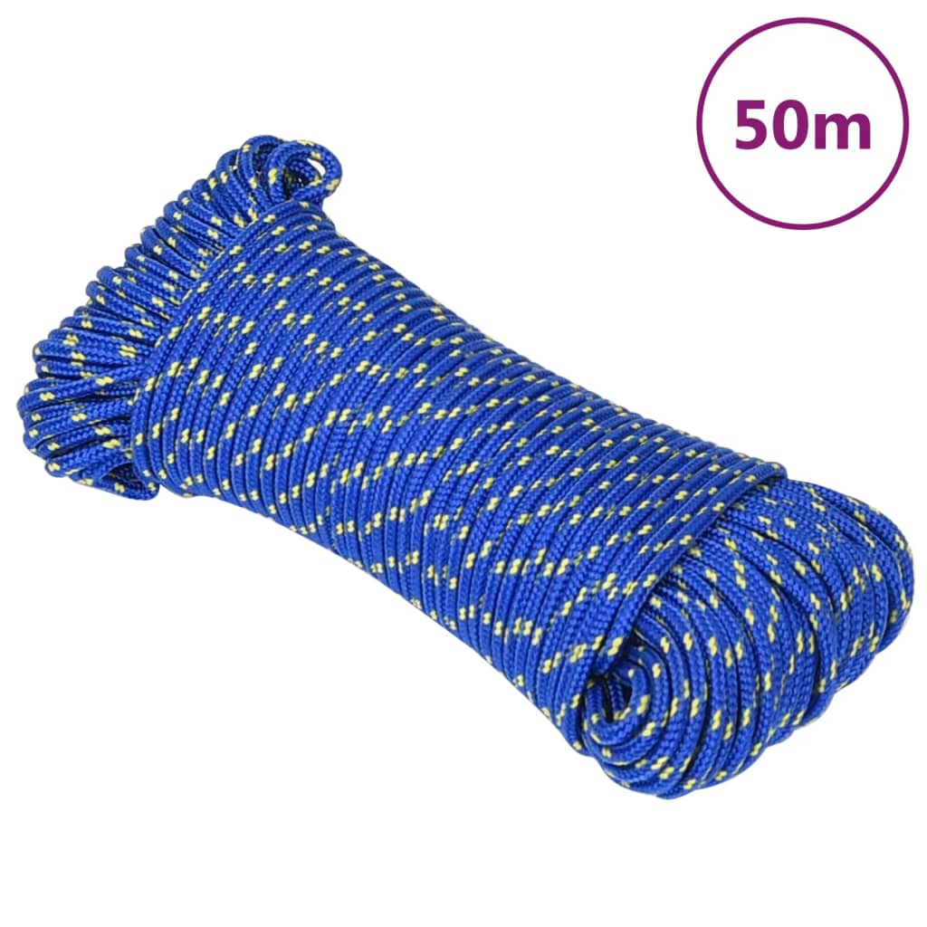 Boottouw 4 mm 50 m polypropyleen blauw is nu te koop bij PeponiXL, paradijselijk wonen!