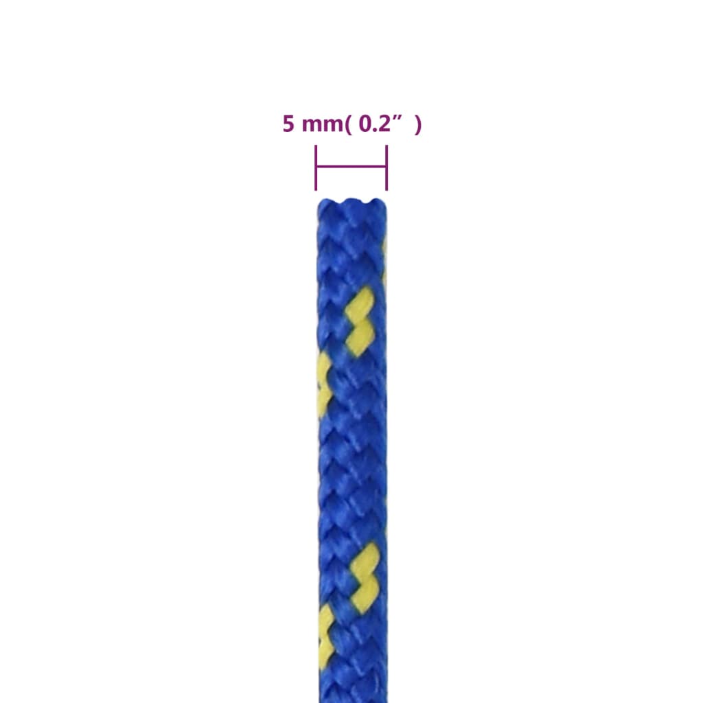 Boottouw 5 mm 50 m polypropyleen blauw is nu te koop bij PeponiXL, paradijselijk wonen!