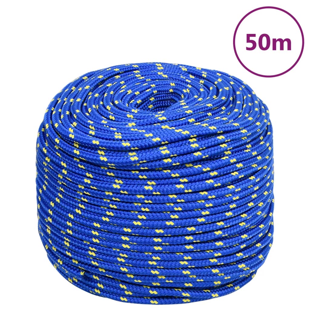 Boottouw 8 mm 50 m polypropyleen blauw is nu te koop bij PeponiXL, paradijselijk wonen!