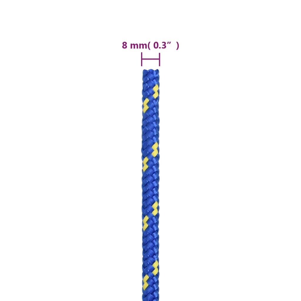 Boottouw 8 mm 50 m polypropyleen blauw is nu te koop bij PeponiXL, paradijselijk wonen!