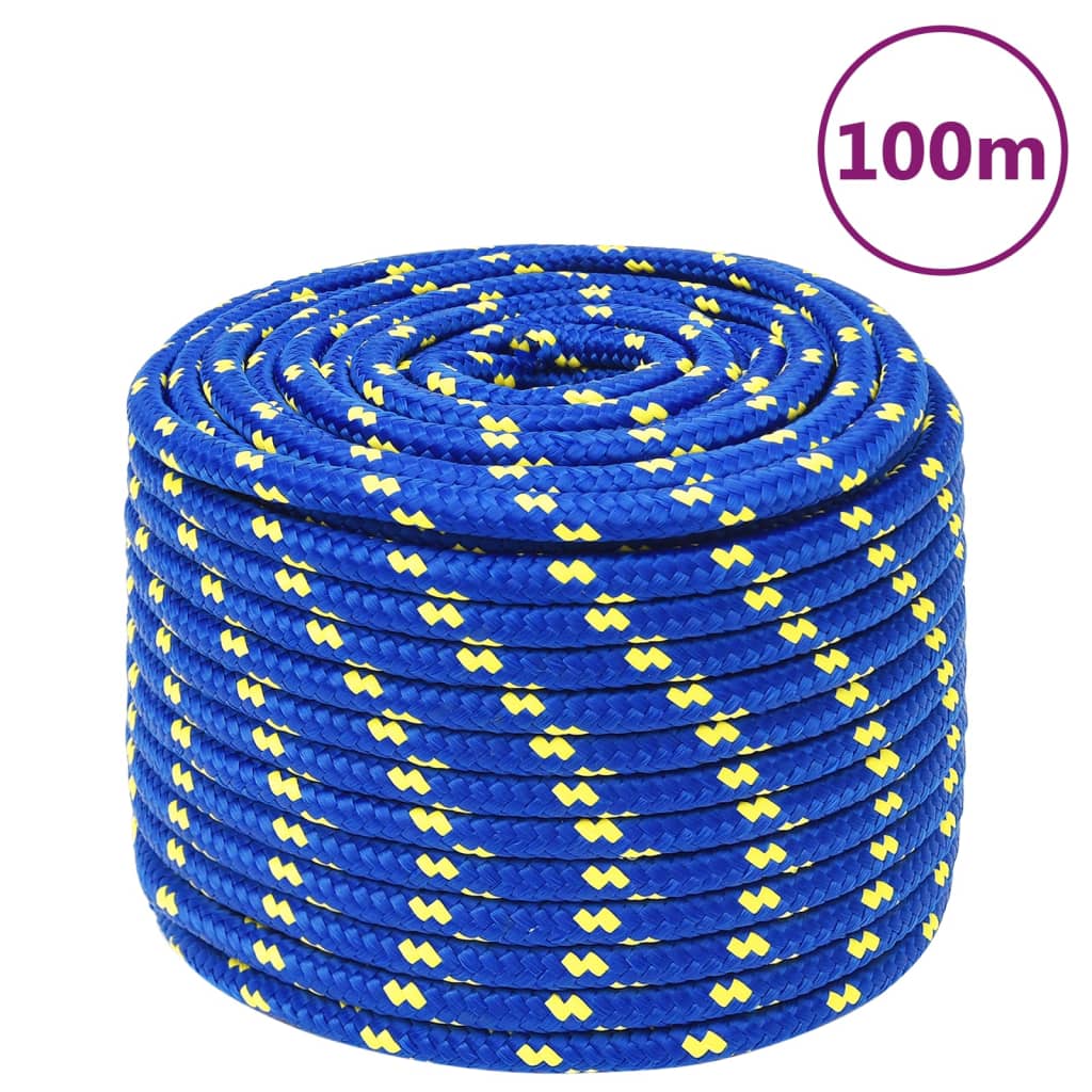 Boottouw 12 mm 100 m polypropeen blauw is nu te koop bij PeponiXL, paradijselijk wonen!