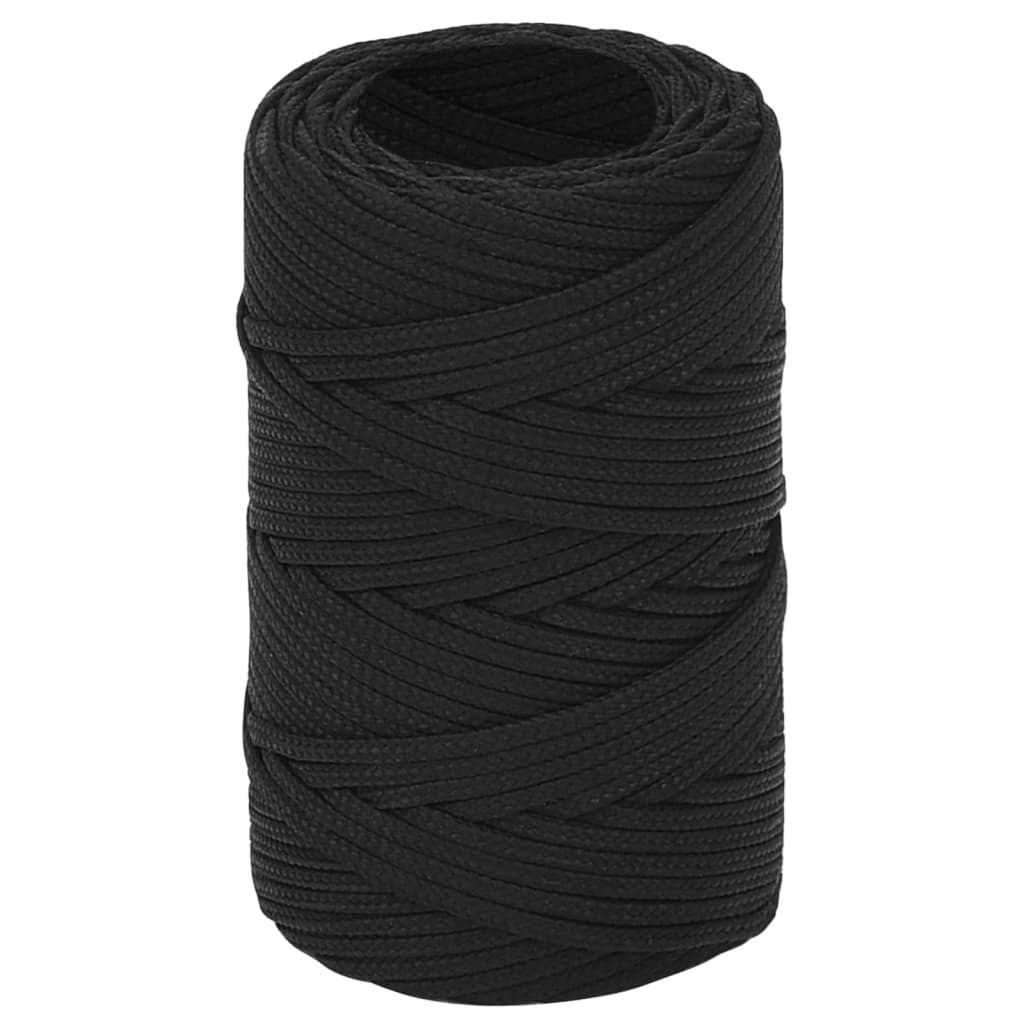 Boottouw 2 mm 50 m polypropeen zwart is nu te koop bij PeponiXL, paradijselijk wonen!