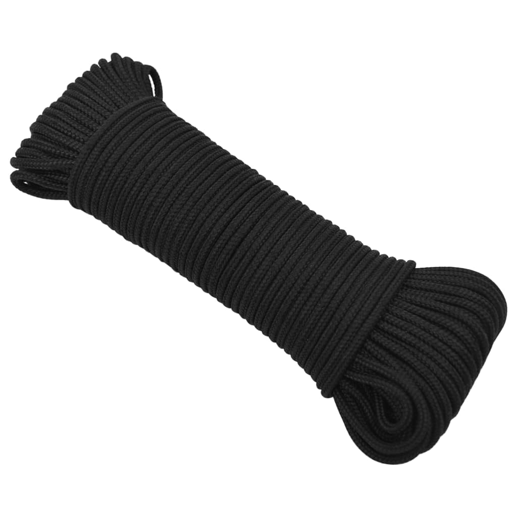 Boottouw 3 mm 50 m polypropeen zwart is nu te koop bij PeponiXL, paradijselijk wonen!