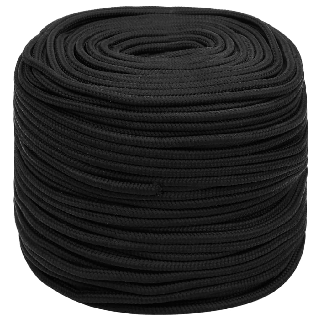 Boottouw 8 mm 100 m polypropeen zwart is nu te koop bij PeponiXL, paradijselijk wonen!