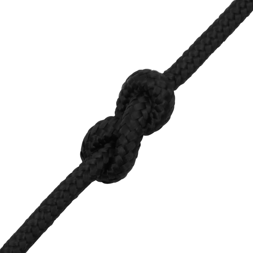 Boottouw 8 mm 100 m polypropeen zwart is nu te koop bij PeponiXL, paradijselijk wonen!
