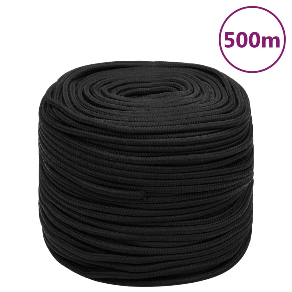 Boottouw 8 mm 500 m polypropeen zwart is nu te koop bij PeponiXL, paradijselijk wonen!