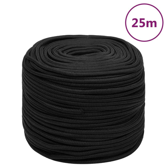 Boottouw 10 mm 25 m polypropeen zwart is nu te koop bij PeponiXL, paradijselijk wonen!