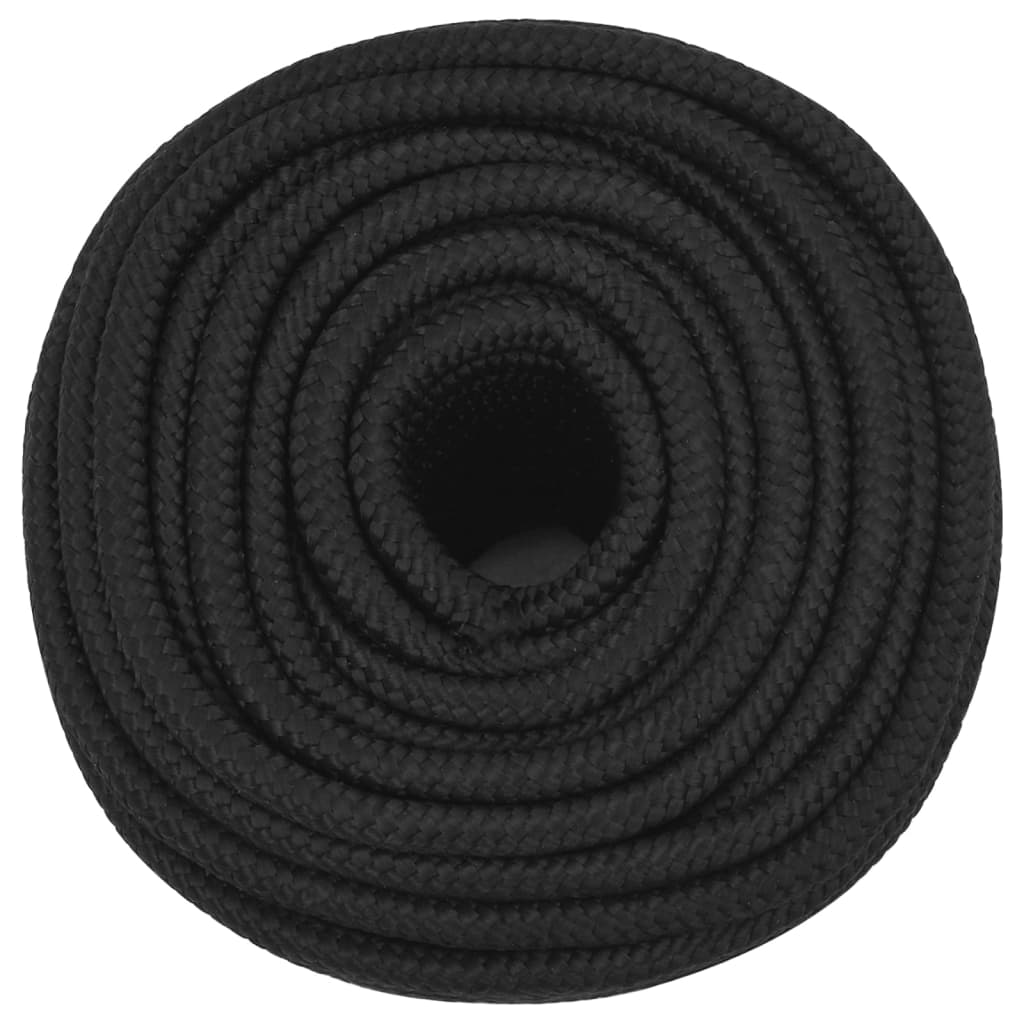 Boottouw 12 mm 25 m polypropeen zwart is nu te koop bij PeponiXL, paradijselijk wonen!