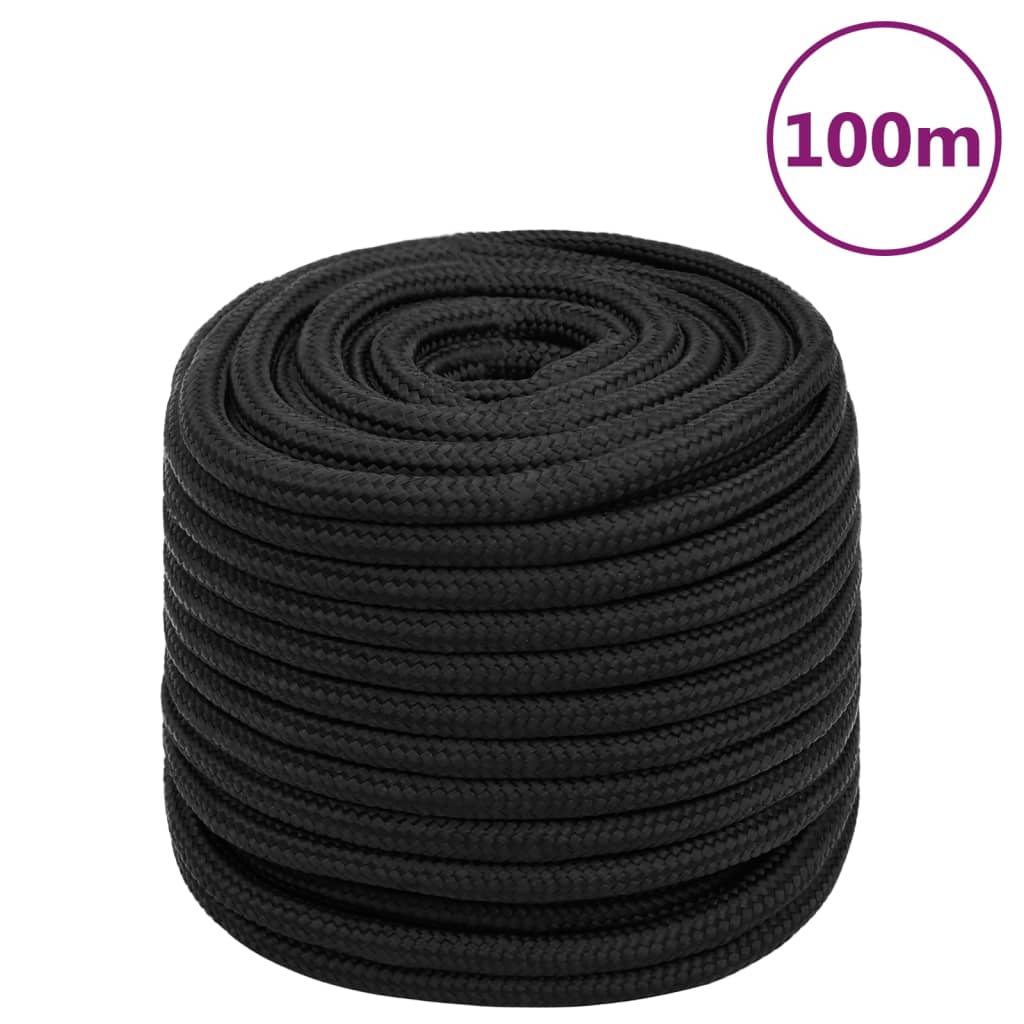Boottouw 18 mm 100 m polypropeen zwart is nu te koop bij PeponiXL, paradijselijk wonen!